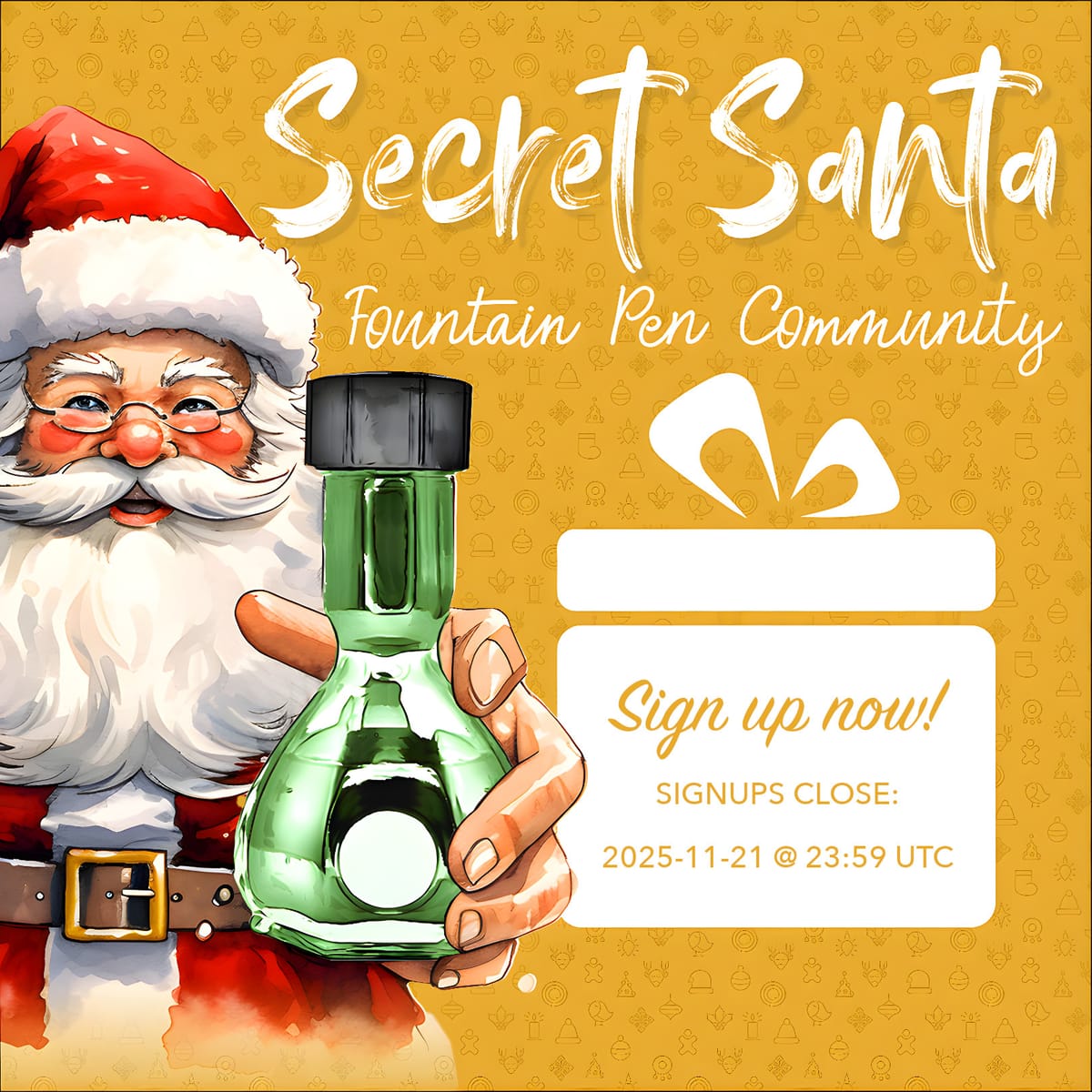 Sign up for Secret Santa!